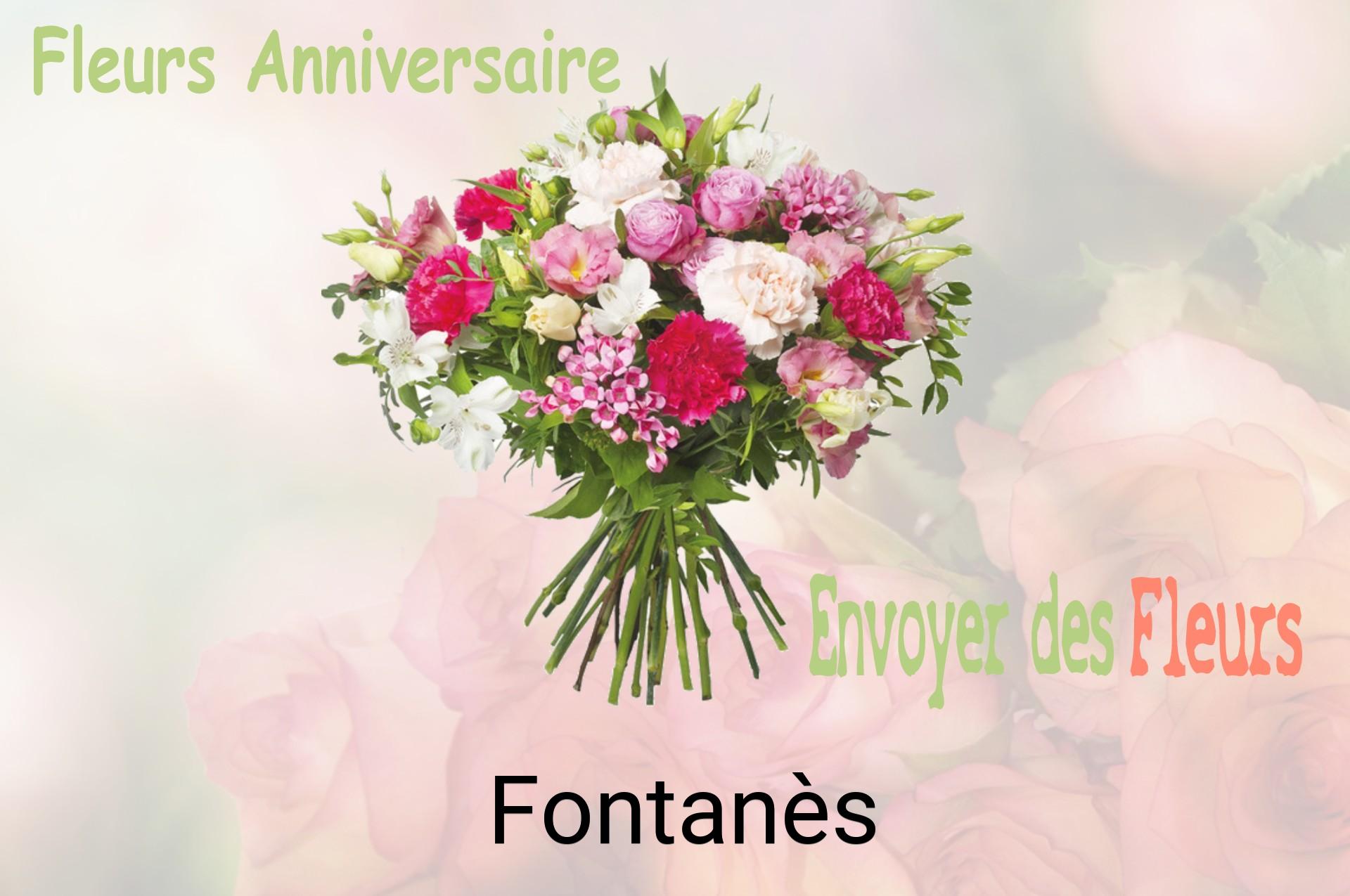 Bouquet de fleurs d’anniversaire livré à Fontanès